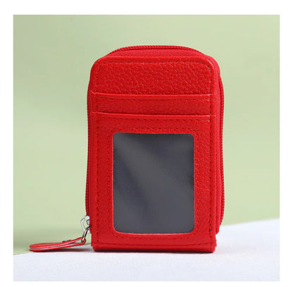 1pc Organ Card Bag Portable Women's And Man Short Bank Card Cover
