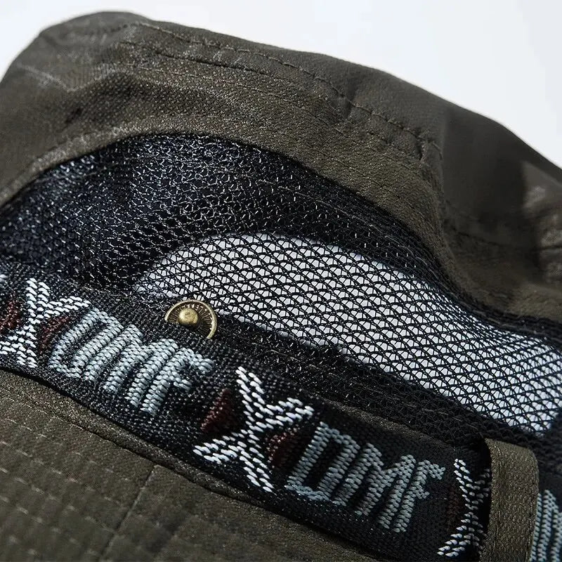 Summer Men Bucket Hat Outdoor UV Protection
