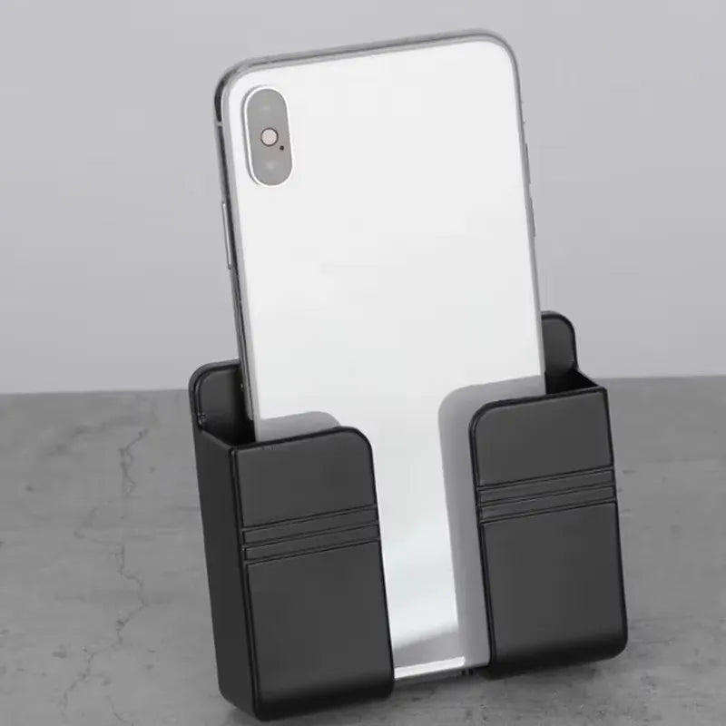 1-4Pcs Wall Mounted Storage Device Phone Charging And Remote Control Holder