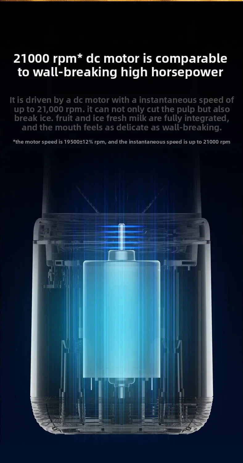 Portable Fruit Juice Blenders Summer Personal Electric Mini Bottle Home USB 6 Blades Juicer Cup Machine For Kitchen