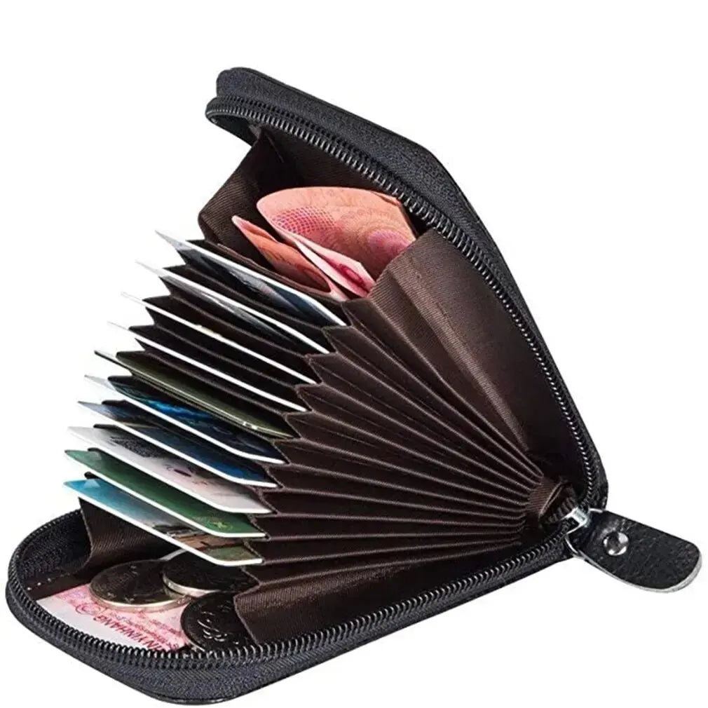 1pc Organ Card Bag Portable Women's And Man Short Bank Card Cover