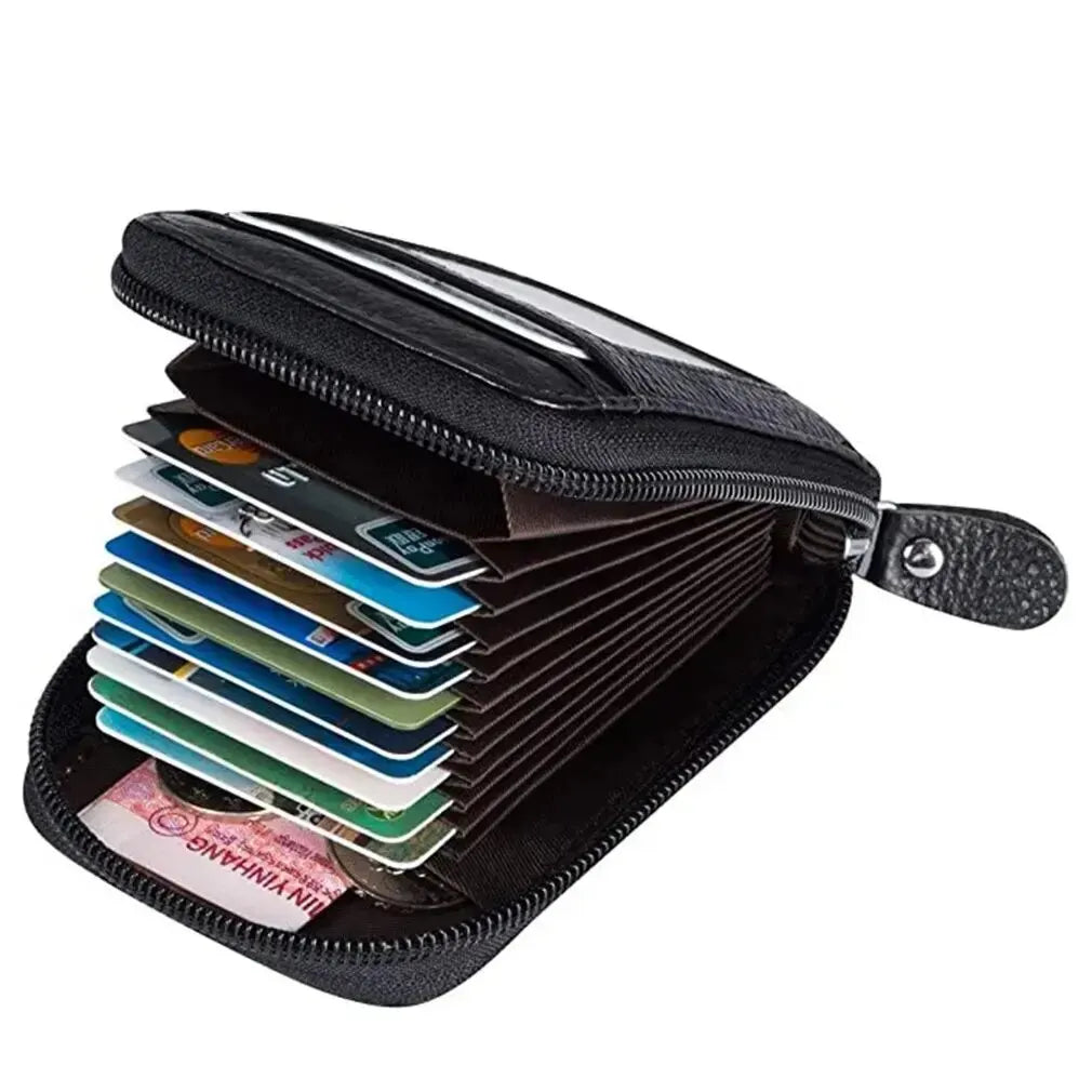 1pc Organ Card Bag Portable Women's And Man Short Bank Card Cover