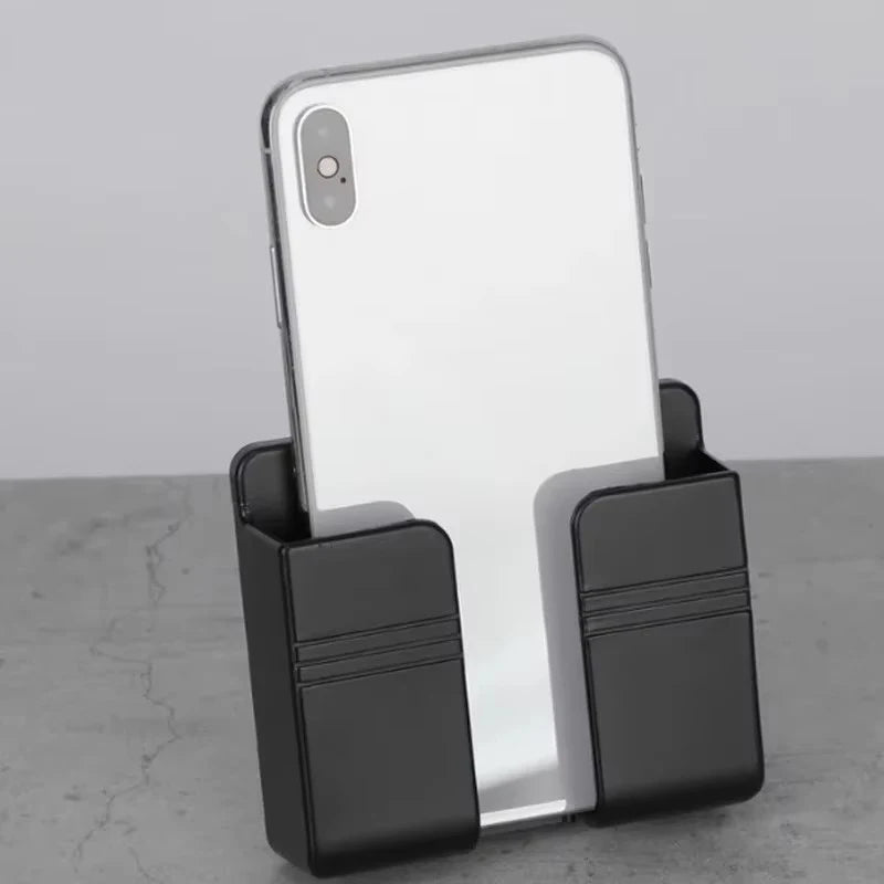 1-4Pcs Wall Mounted Storage Device Phone Charging And Remote Control Holder