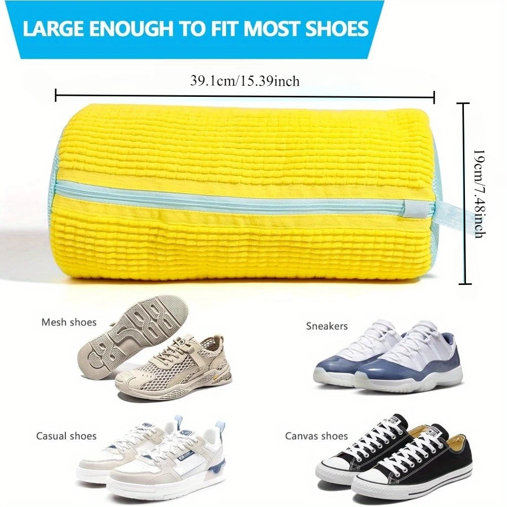 Durable Shoe Washing Machine Bag for All Shoe Types- for Sneakers and Casual Shoes,Laundry Wash Bag