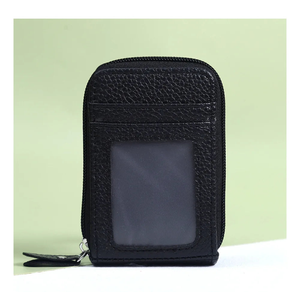 1pc Organ Card Bag Portable Women's And Man Short Bank Card Cover