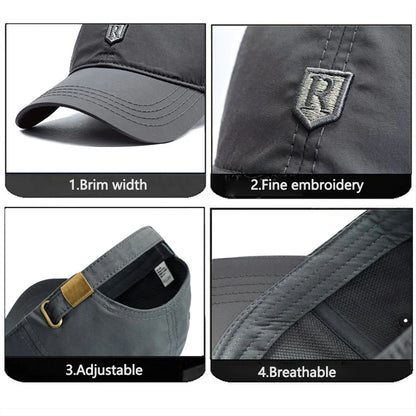 Outdoor Quick-drying Golf Fishing Hat For Women Men Summer