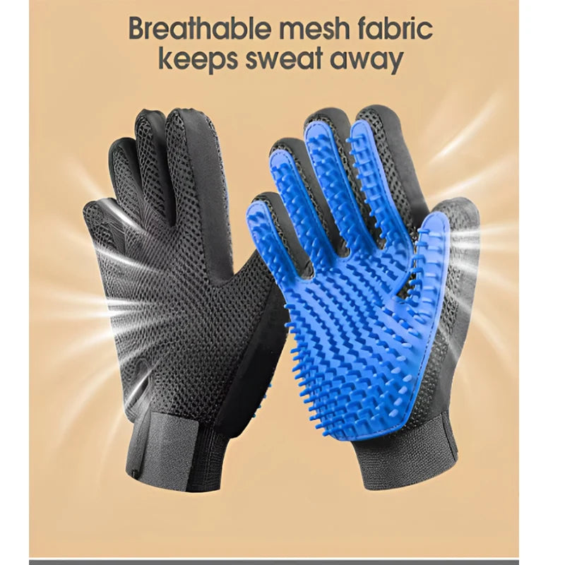 Pet Hair Glove Comb Pet Dog Cat Grooming Cleaning Glove Animal Supplies