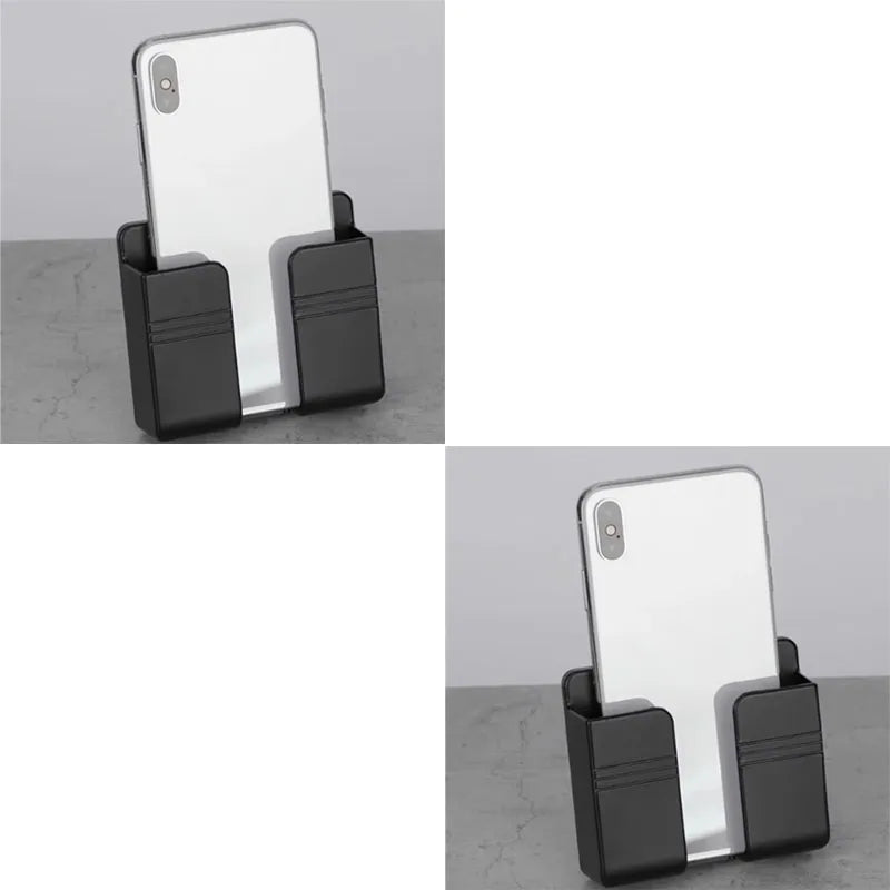1-4Pcs Wall Mounted Storage Device Phone Charging And Remote Control Holder
