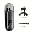 Nose Ear Hair Trimmer for Men - USB C Rechargeable Portable Fast Charge, Compact Grooming Kit
