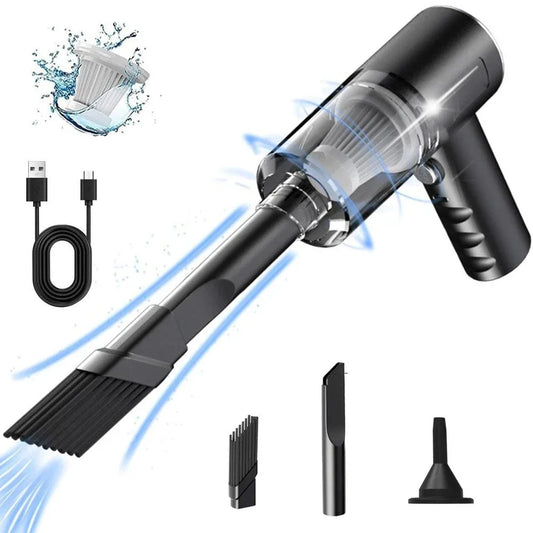 Wireless Car Vacuum Cleaner USB Charging 1200mAh Portable Cleaning Appliance