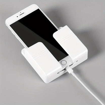 1-4Pcs Wall Mounted Storage Device Phone Charging And Remote Control Holder