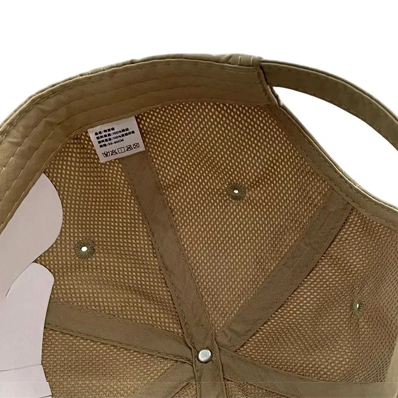 Outdoor Quick-drying Golf Fishing Hat For Women Men Summer