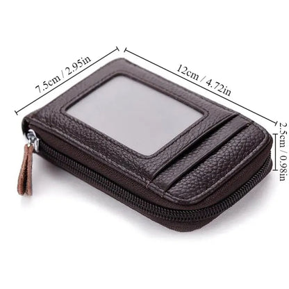 1pc Organ Card Bag Portable Women's And Man Short Bank Card Cover