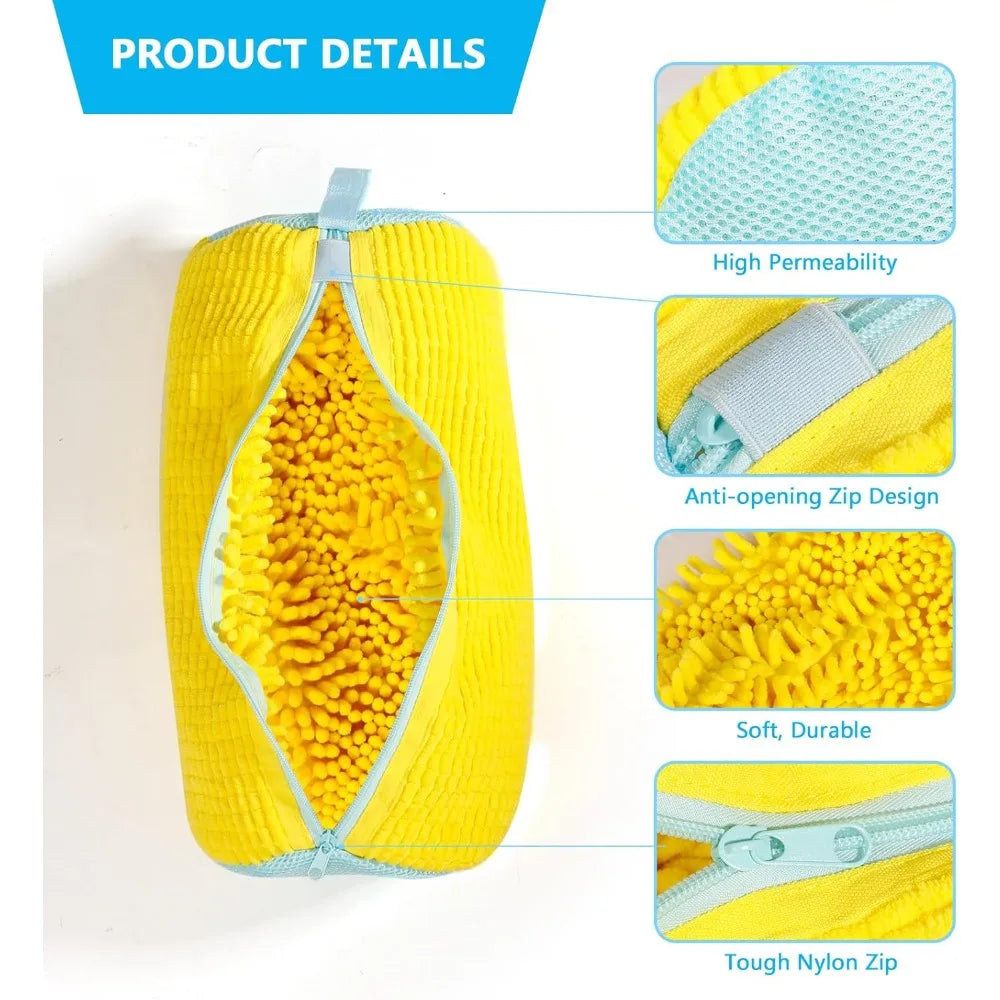 Durable Shoe Washing Machine Bag for All Shoe Types- for Sneakers and Casual Shoes,Laundry Wash Bag